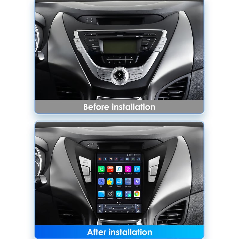 Suitable For 11-13 Modern Lang Move Elantra 9.7 Inch Vertical Screen Car Mp5 Central Control Android Navigator Gps - Image 3